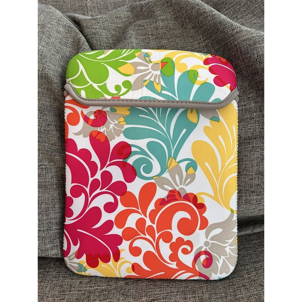 Thirty One Tote A Tablet Case Cover In Island Damask Tropical iPad Kindle Floral